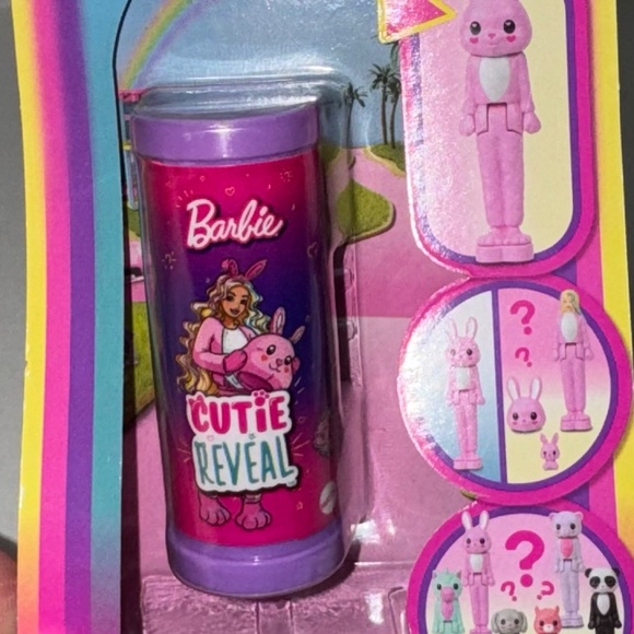 Mini Barbie Land Cutie Reveal + Pink Lipstick Reveal (pretend) + Color Reveal - Picture 8 of 8